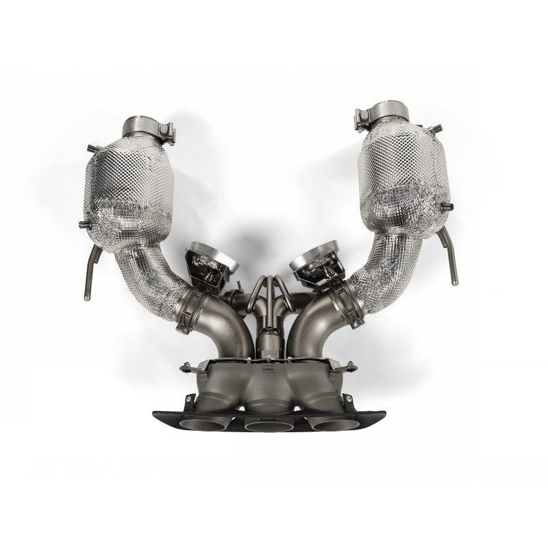 AKRAPOVIC S-FE/T/2 Slip-On Race Line (Titanium) для FERRARI 296 GTB/GTS 2023+ Photo-1