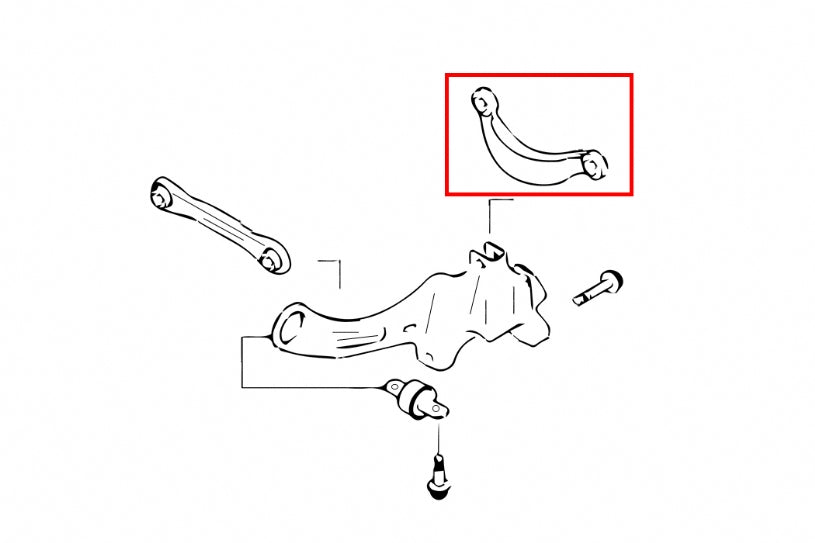 HARDRACE 6467 Задні верхні важелі (бумеранг) на ШС для MAZDA 3/FORD FOCUS Photo-1