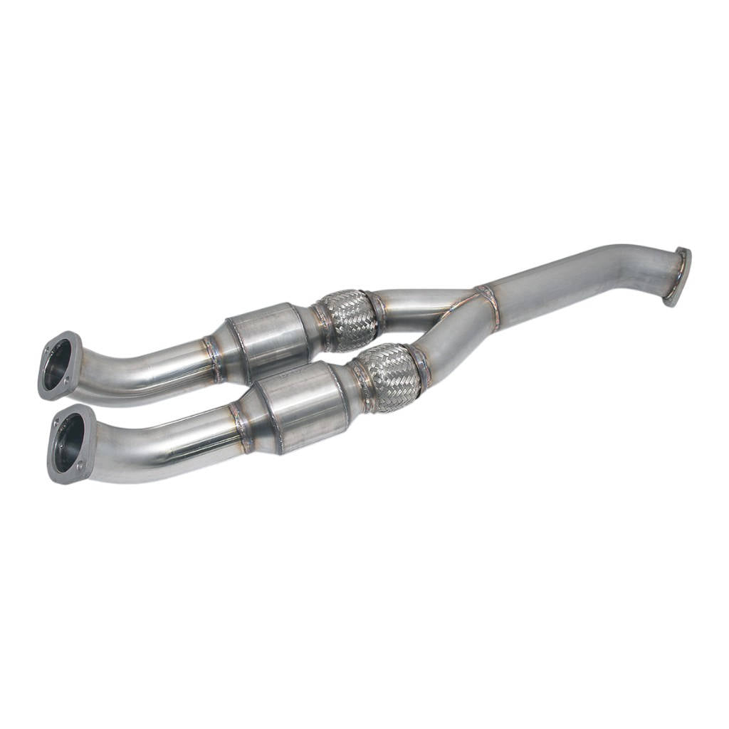 AMS ALP.07.05.0006-1 ALPHA GT-R 90mm Midpipe w/Race cats 76mm exit Photo-0