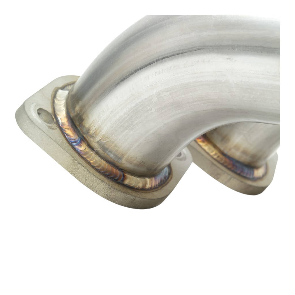 AMS ALP.07.05.0003-2 ALPHA GT-R 90mm Race midpipe/Y-Pipe non resonated 76mm exit Photo-1
