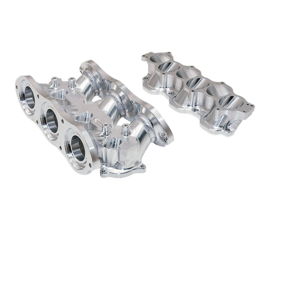 ALP.07.08.0101-2 Carbon Fiber/Billet Intake Manifold NISSAN R35 GT-R (w/Secondary Fuel Rail (12 Injector), Clear) Photo-9