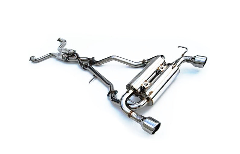 INVIDIA HS09IFXGID Вихлопна система Cat-back GEMINI (титанові наконечники) для INFINITI FX35, FX37, QX70 (S51) 2009+ Photo-0
