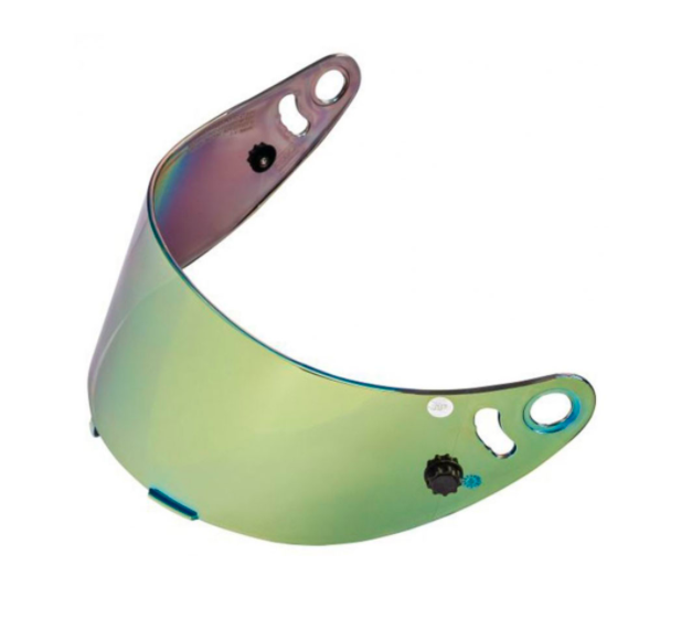 OMP SC0-0163 Іридієвий золотий візор для шоломів GP8 Evo / GP8 K / KJ8 Photo-0