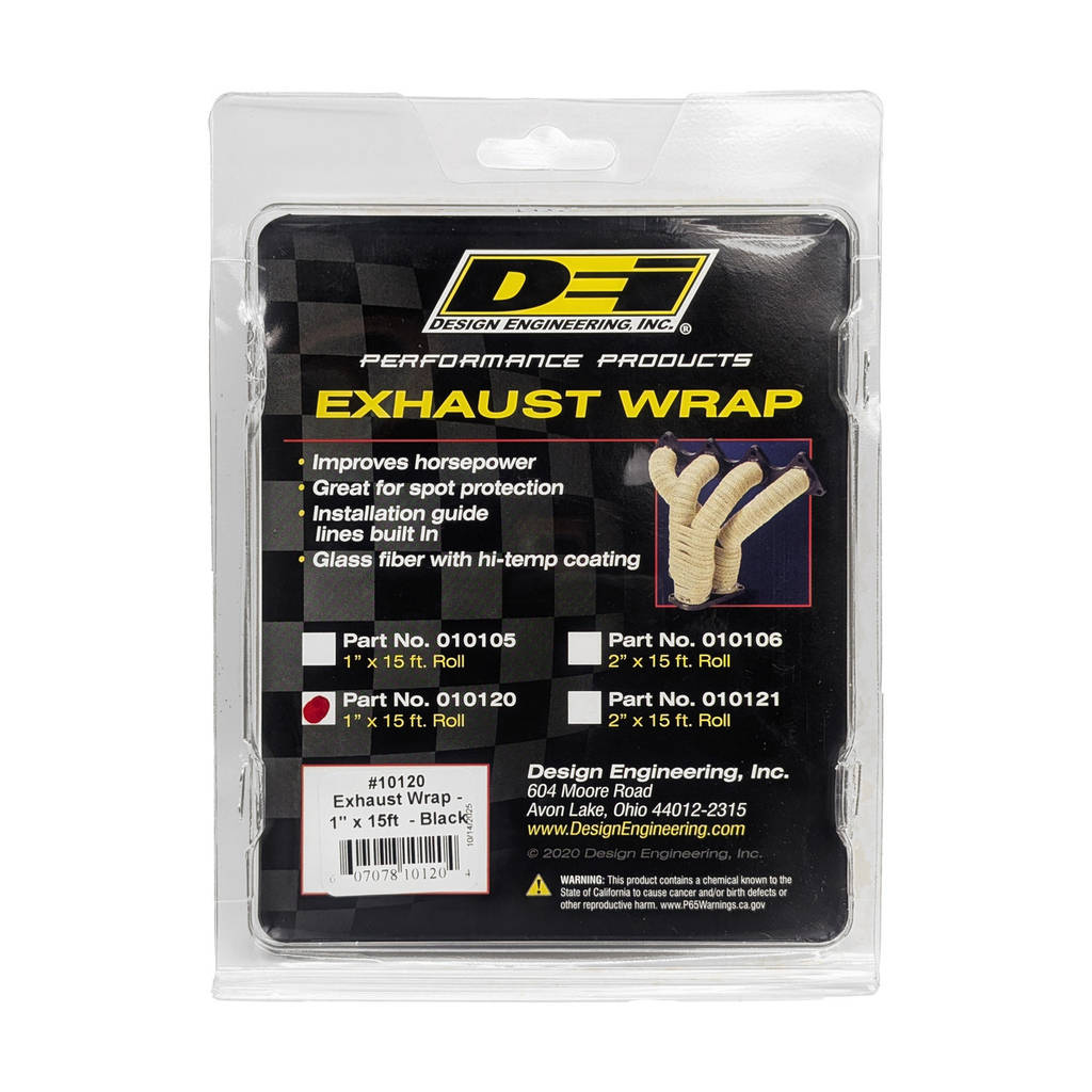 DEI 010120 Термолента Glass Fiber Black 2.54см x 4.57м (1 "x 15ft) Photo-2