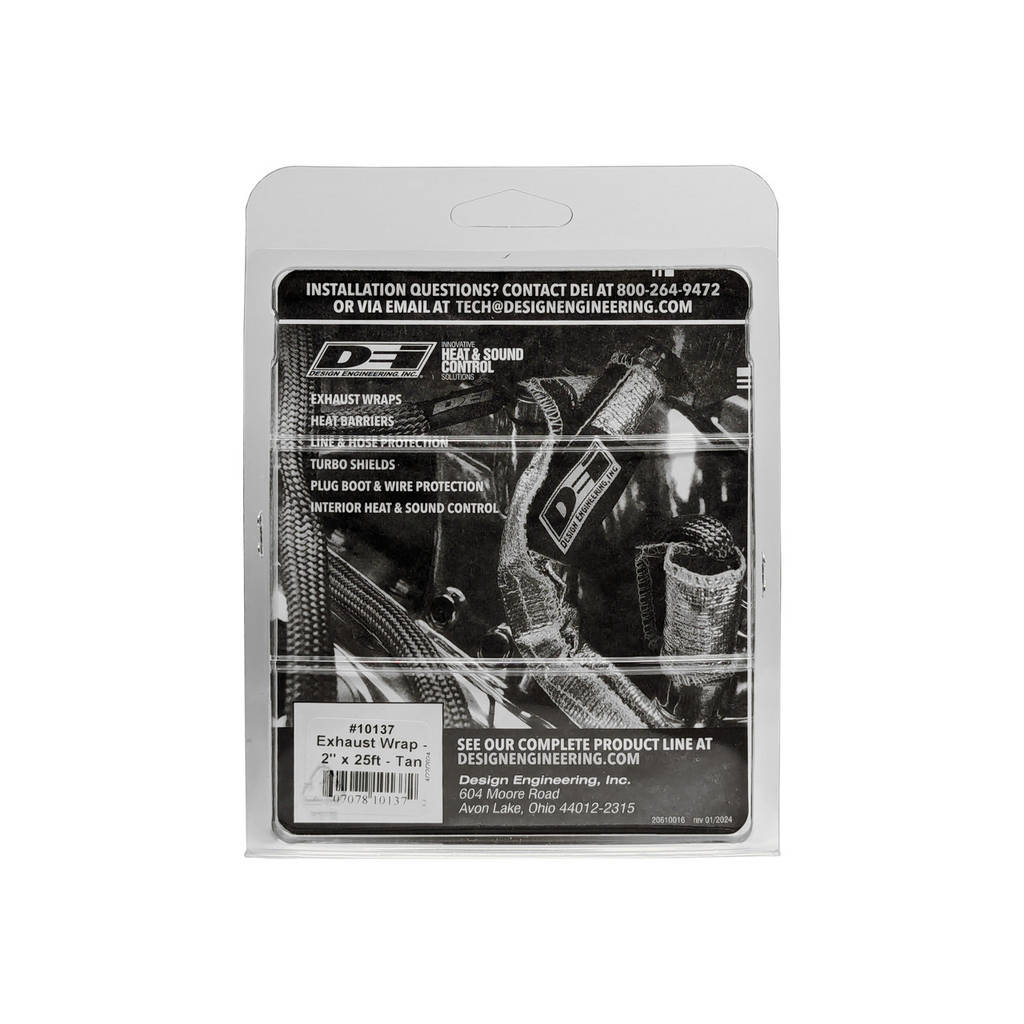 DEI 010137 Термолента Glass Fiber Tan, 5.08см x 7.6м (2 "x 25ft) Photo-2