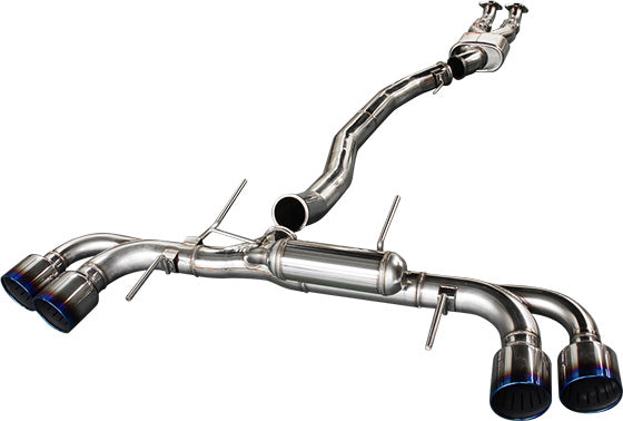 HKS 31008-KN002 Вихлопна система RACING MUFFLER з резонатором для NISSAN GT-R R35 (101mm 2 * 85mm) Photo-0
