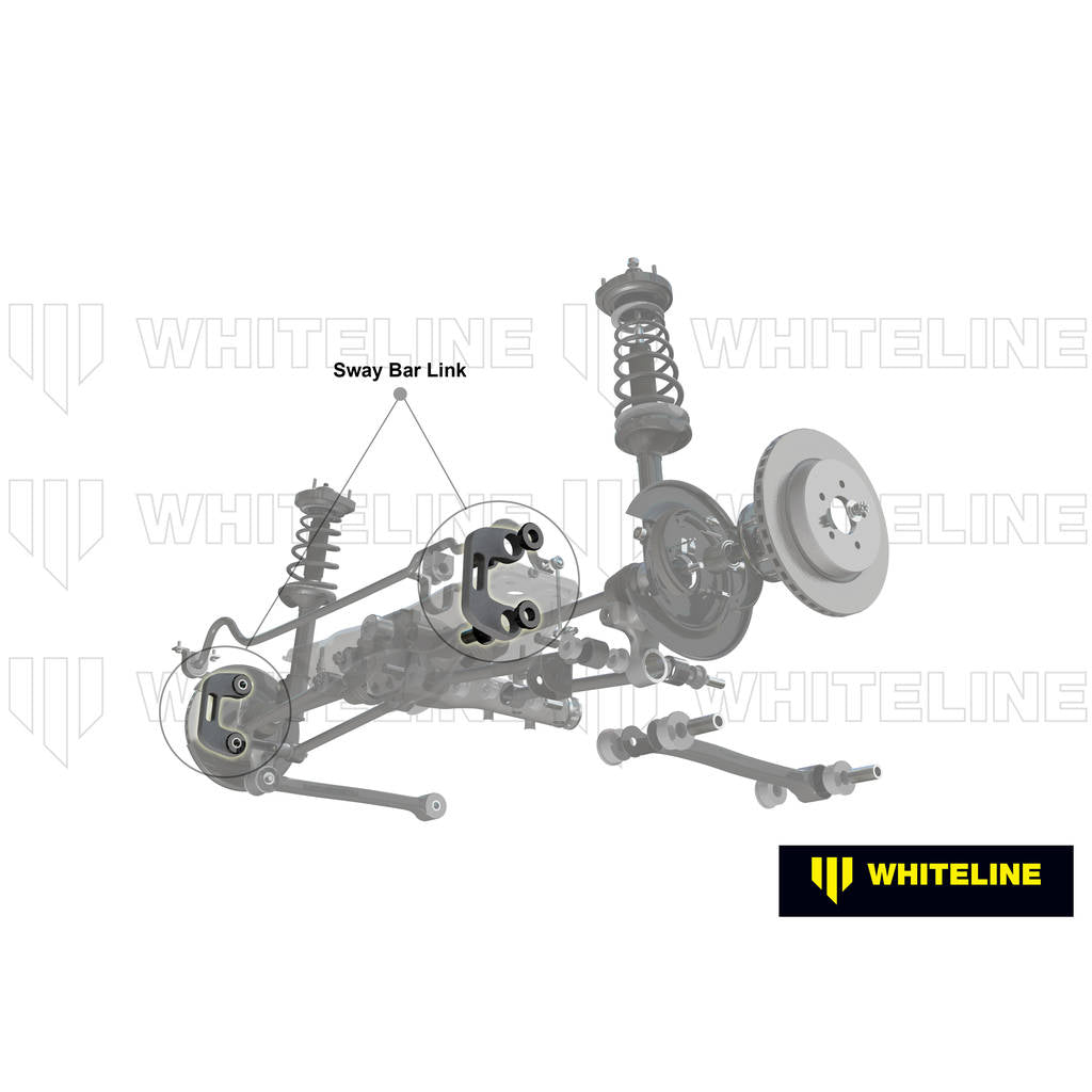 WHITELINE W23480 Задня стійка стабілізатора поперечної стійкості для Subaru Forester, Impreza, Liberty/Outback Photo-1