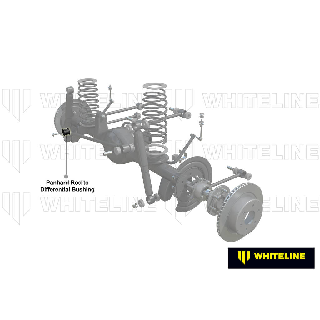 WHITELINE W82589A Комплект втулок передньої тяги Панара до диференціала для Jeep Cherokee, Grand Cherokee/Wrangler Photo-2