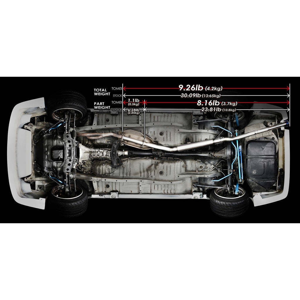 TOMEI TB6090-TY01A Тітанова вихлопна система AE86 TYPE-R Photo-4