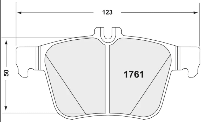 PFC 1761.3280.00.44 Задні гальмівні колодки для VW Golf GTI / Golf R (Mk7) / SKODA Octavia RS 2012-2025 (3280 компаунд) Photo-0