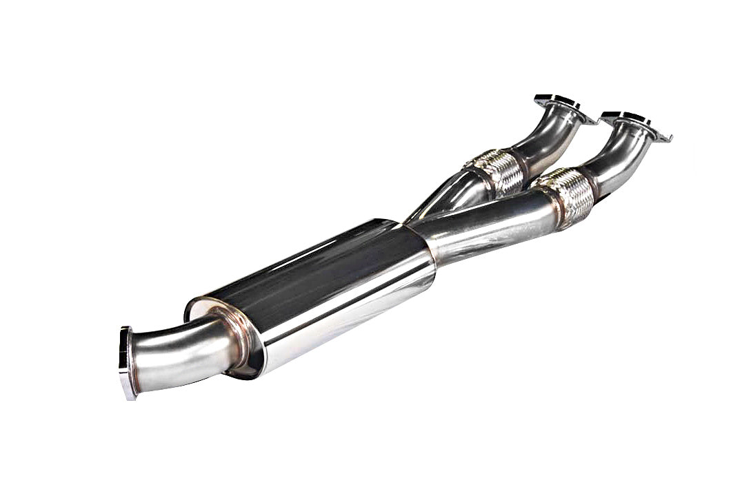 HKS 33004-KN001 Середня частина (Y-pipe) з резонатором для NISSAN GT-R R35 Photo-0