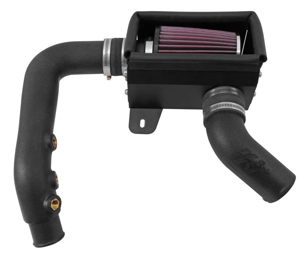 K&N 63-1700 впускна система AIRCHARGER для FIAT 500, ABARTH L4-1.4 L, TURBO, 13-14 Photo-0