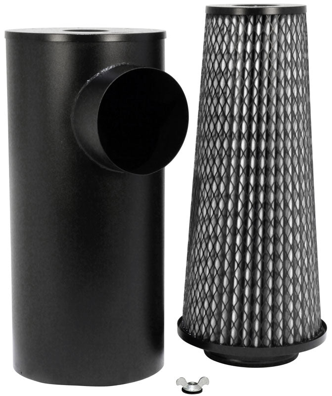 K&N 38-2002R Змінний каністровий фільтр HDTCANISTER PLUS; 11 дюйма D, 24 дюйма H; Зворотний потік Photo-0