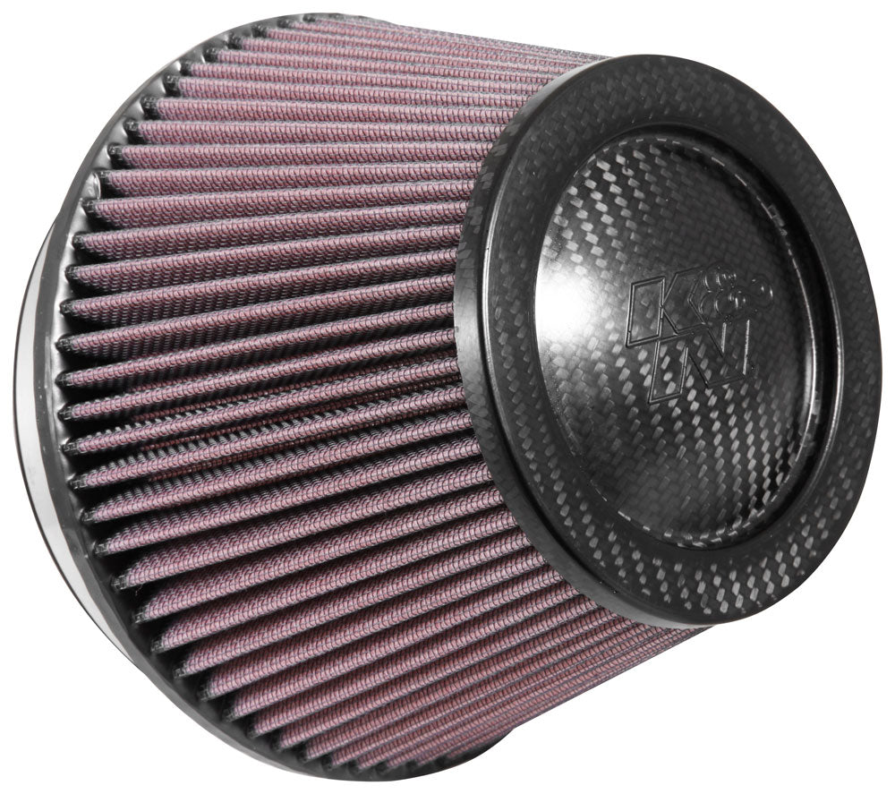 K&N RP-2960 Універсальний повітряний фільтр - CARBON Fiber Top6"FLG, 7-1/2"B, 5-1/8"T, 5"H Photo-0