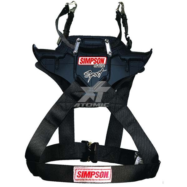 SIMPSON HS.CHD.11.PA Захист шиї для автоспорту HYBRID SPORT Child SFI 38.1, дитяча, під кліпси HANS Photo-0