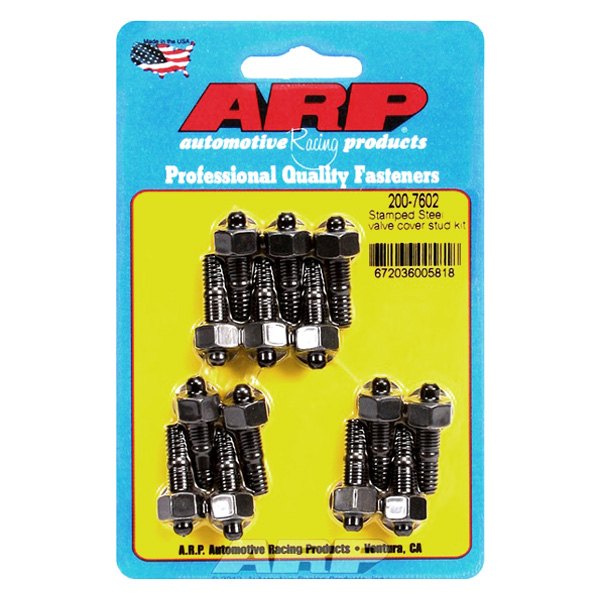 ARP 200-7602 Комплект шпильок кришки клапана, штампована сталь. 8740. шестигранний Photo-0