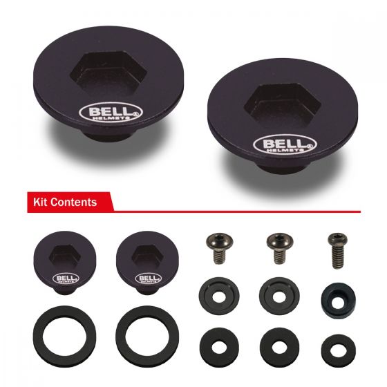 BELL 2020001 Комплект кріплення для візорів SE03/SE05 PIVOT KIT & SCREWS, чорний Photo-0
