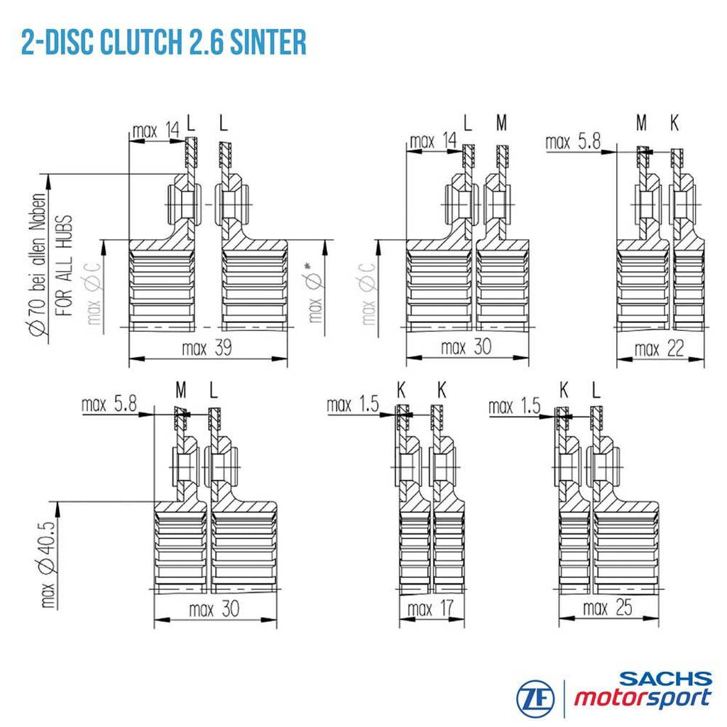 SACHS PERFORMANCE 881864001262 Диск зчеплення RCS 184-S2.6 Photo-3