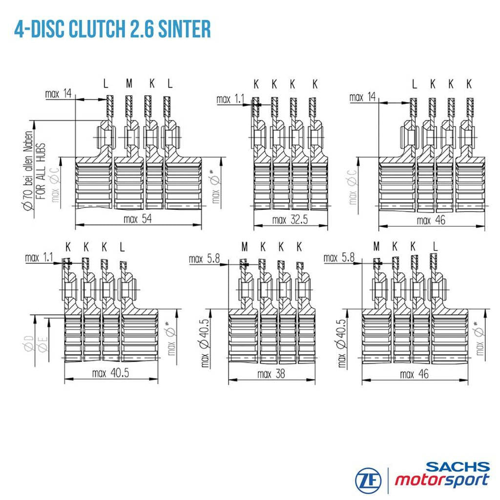 SACHS PERFORMANCE 881864001262 Диск зчеплення RCS 184-S2.6 Photo-5