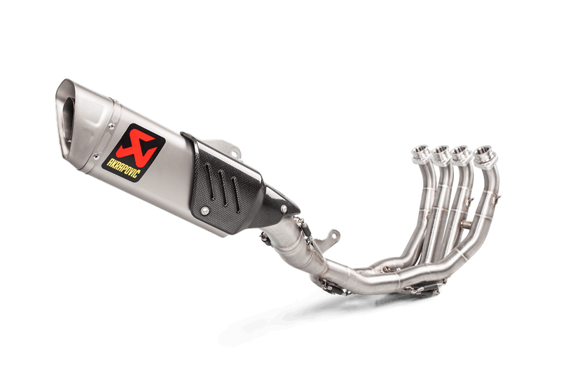 AKRAPOVIC S-Y6E9-APT Вихлопна система Evolution Line (Titanium) YAMAHA YZF-R6 2008 - 2021 Photo-0