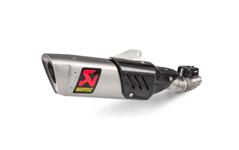 AKRAPOVIC S-Y6SO12-HAPT Вихлопна система Slip-On Line (Titanium) Yamaha YZF-R6 2017 - 2021 Photo-0