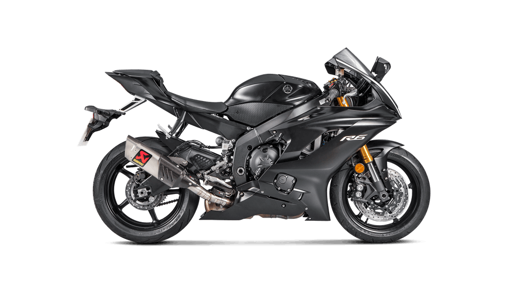 AKRAPOVIC S-Y6SO12-HAPT Вихлопна система Slip-On Line (Titanium) Yamaha YZF-R6 2017 - 2021 Photo-1
