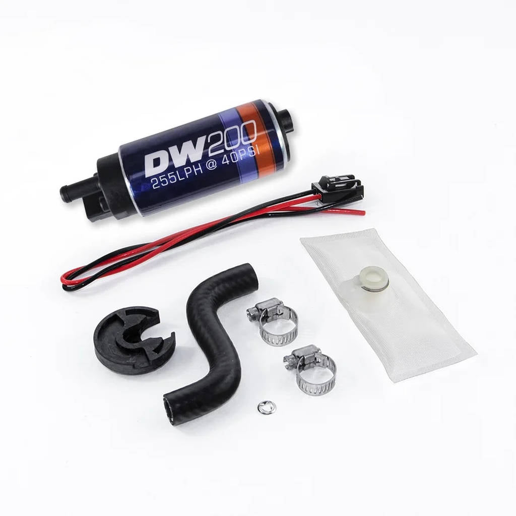 DEATSCHWERKS 9-201-1014 Насос паливний DW200, 255lph (інсталяційний к-том) для 85-97 FORD Mustang Photo-0