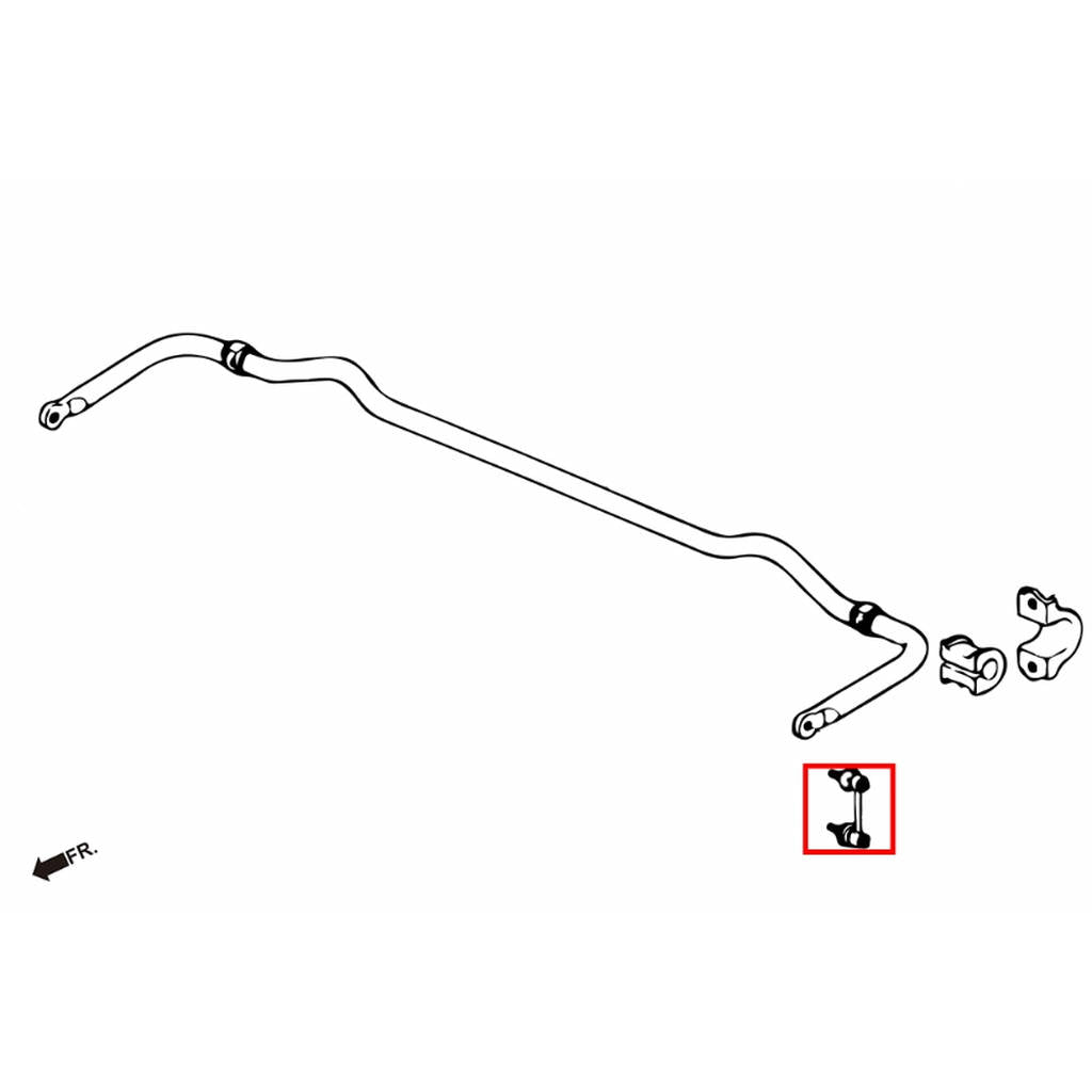 HARDRACE 6992 Тяга стабілізатора для HONDA S2000 99-09 Photo-1