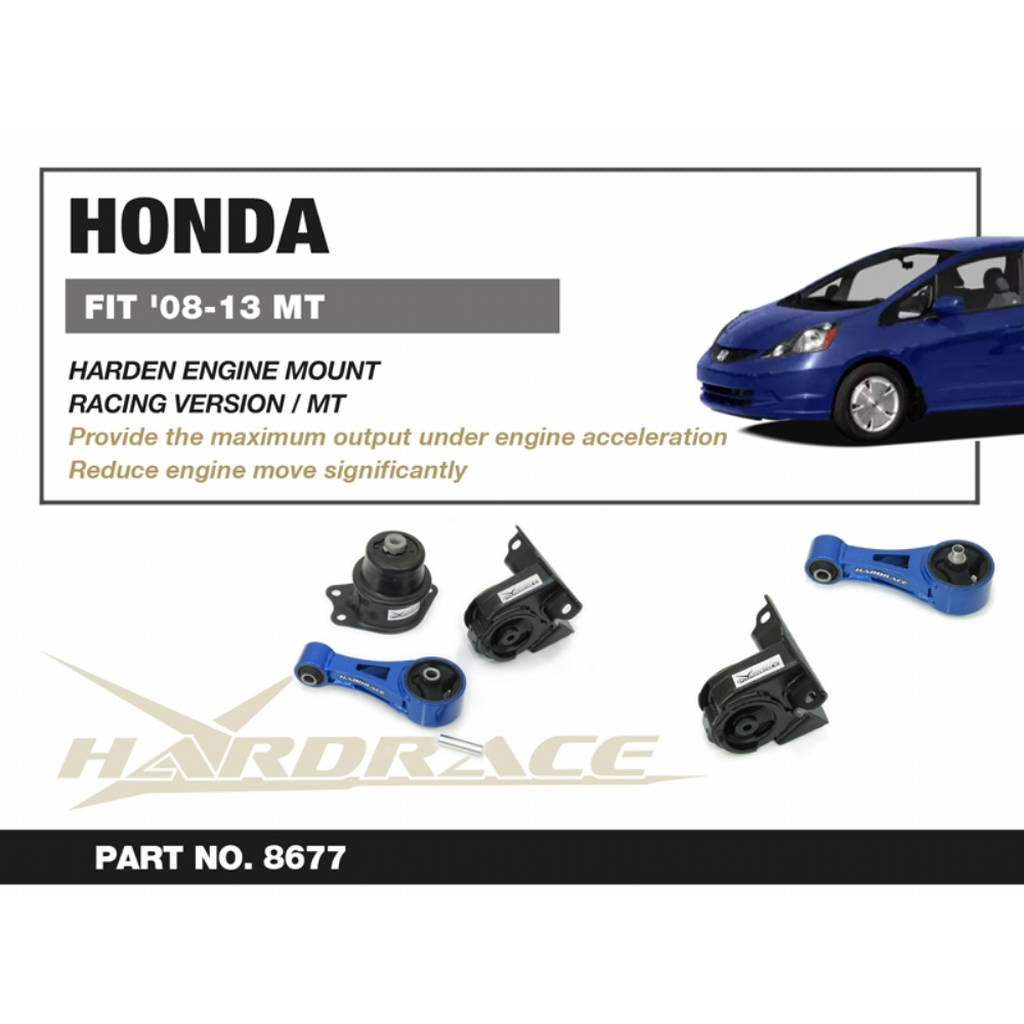 HARDRACE 8677 Подушка двигуна HONDA FIT 08-13 Photo-1