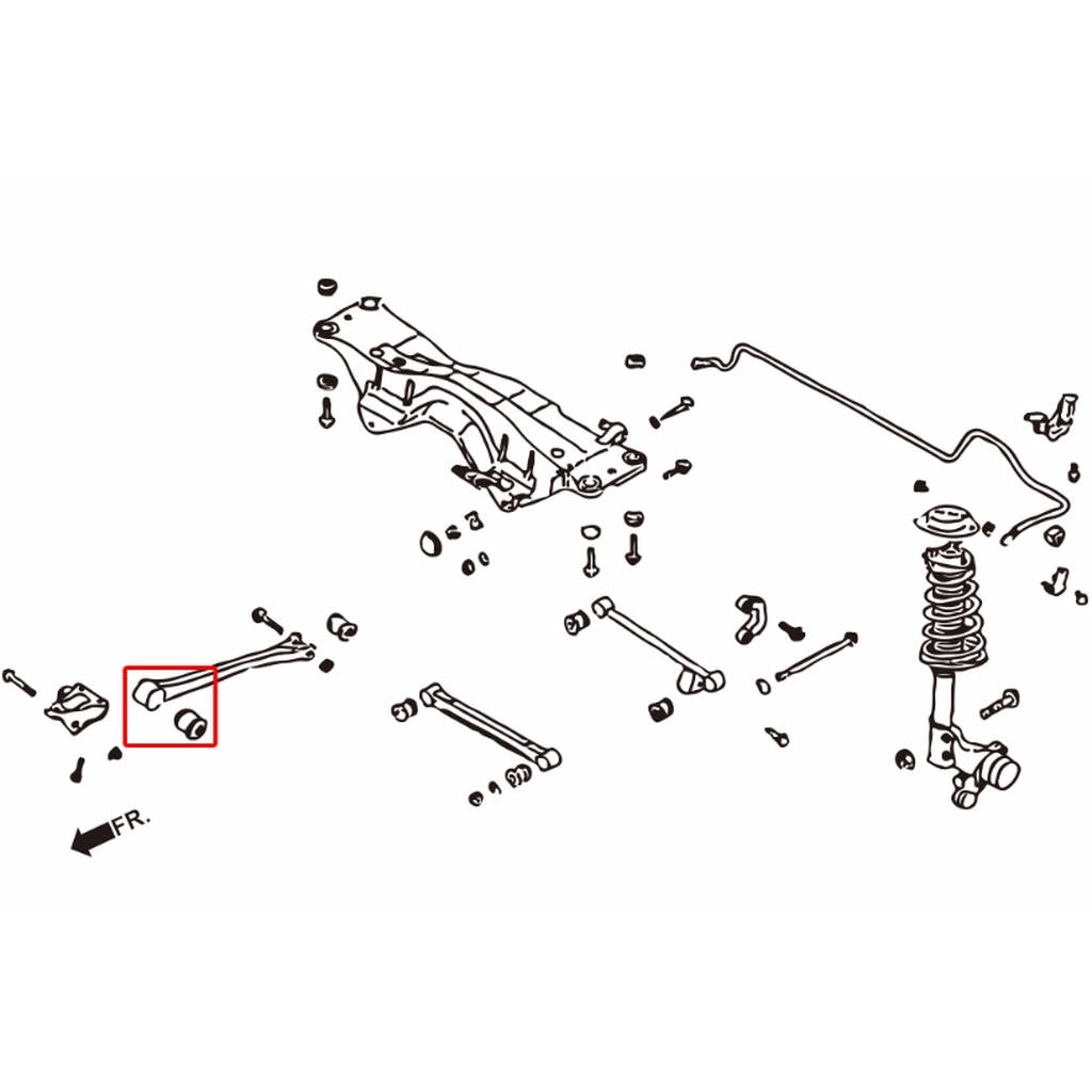 HARDRACE 6149 Втулка для SUBARU IMPREZA 93-00 Photo-1