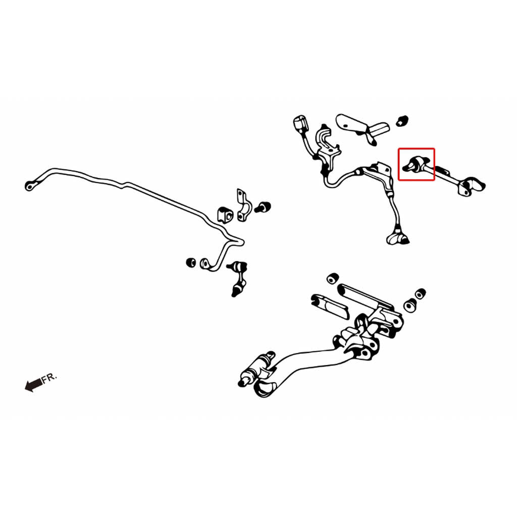 HARDRACE 6806 Втулка для HONDA CIVIC 01-05 Photo-1