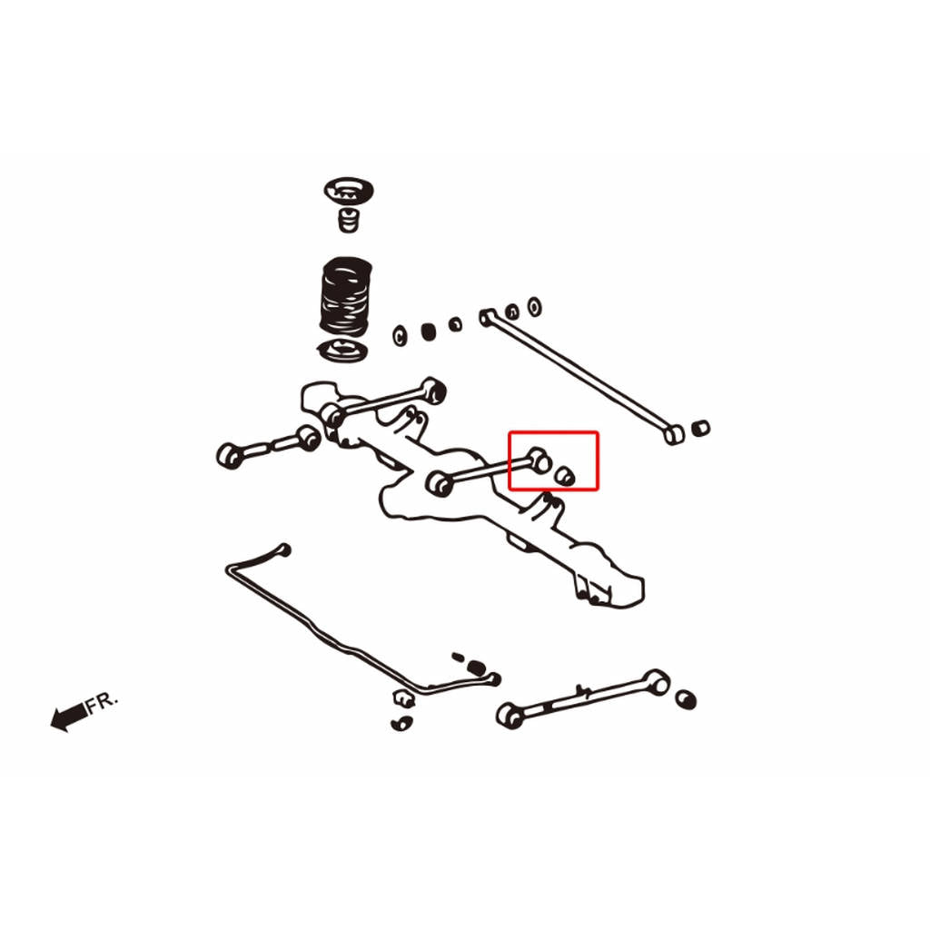 HARDRACE 7994 Втулка для TOYOTA LAND CRUISER 90-97 Photo-4