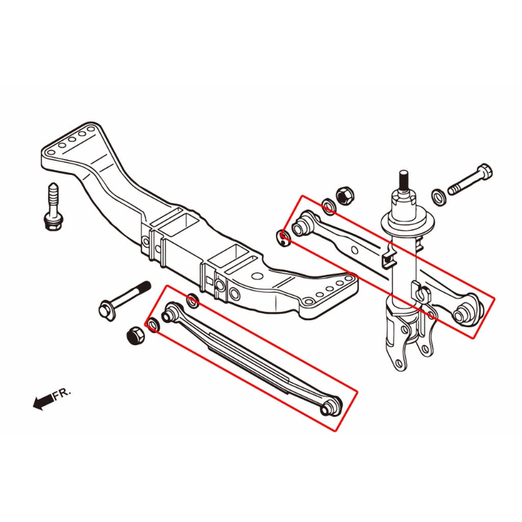HARDRACE 6420 К-т регульованого розвалу ALFA 156 Photo-1