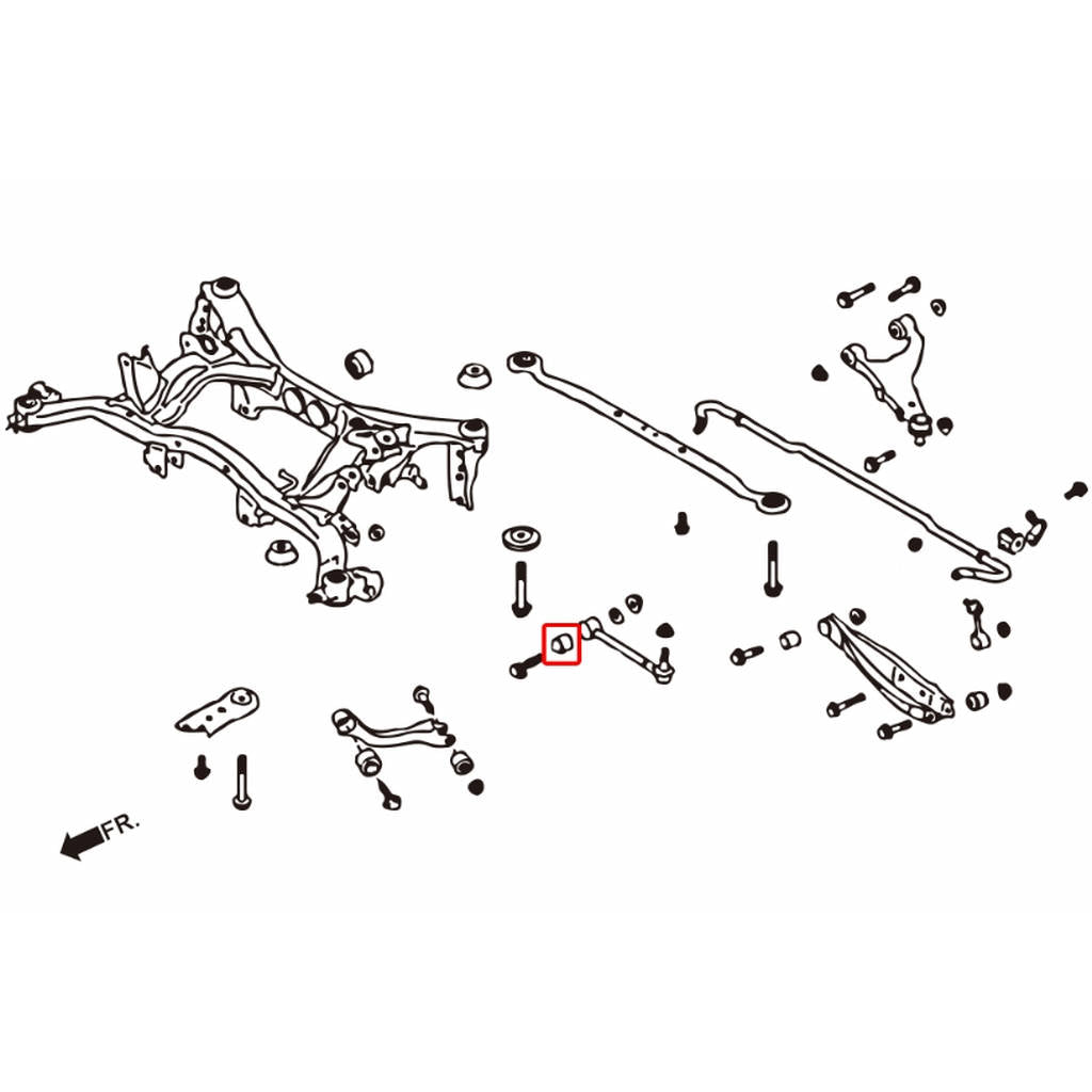 HARDRACE 7754 Втулка для SUBARU IMPREZA 07-13 Photo-1