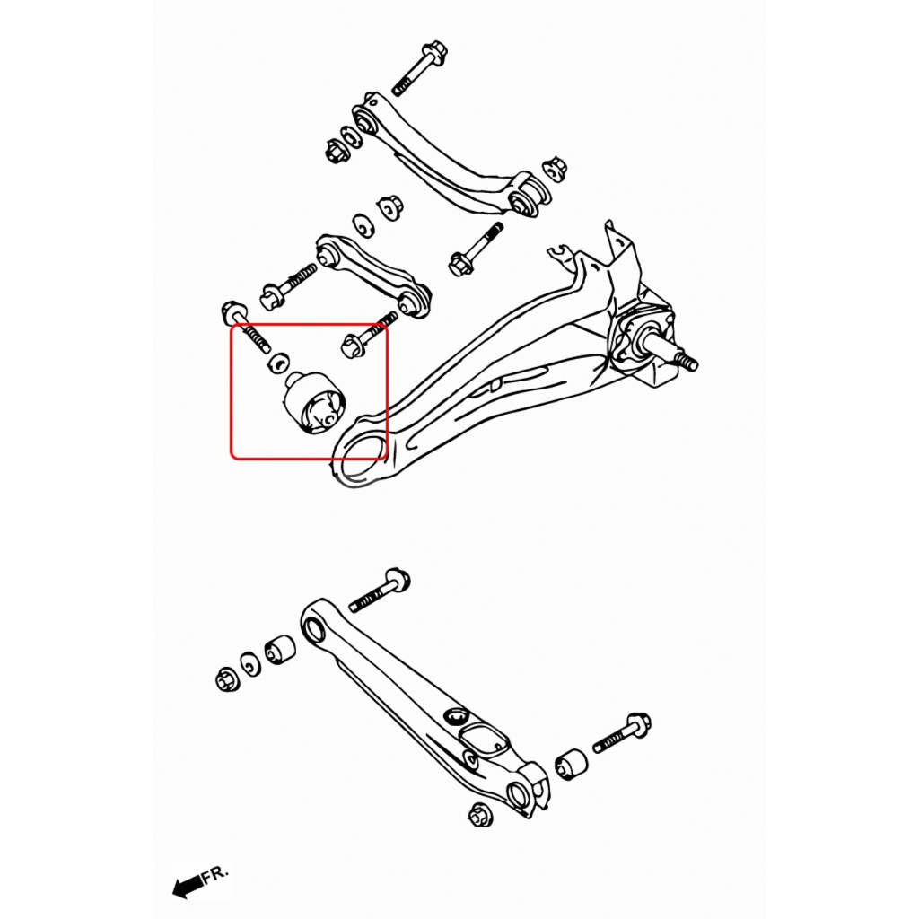 HARDRACE 6605 Втулка для MITSUBISHI LANCER 01-05 Photo-5