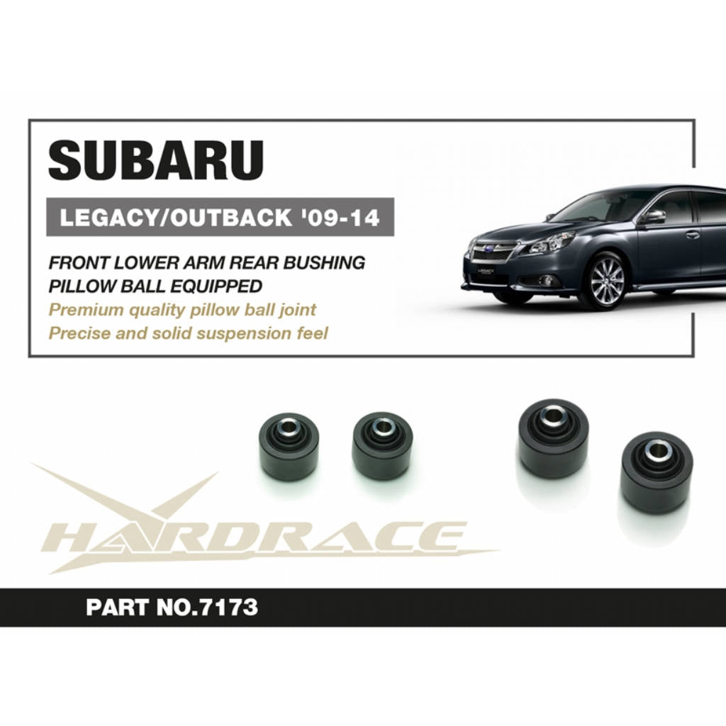HARDRACE 7173 Втулка переднього нижнього важеля - велика (шс) SUBARU LEGACY 09- (2шт) Photo-1