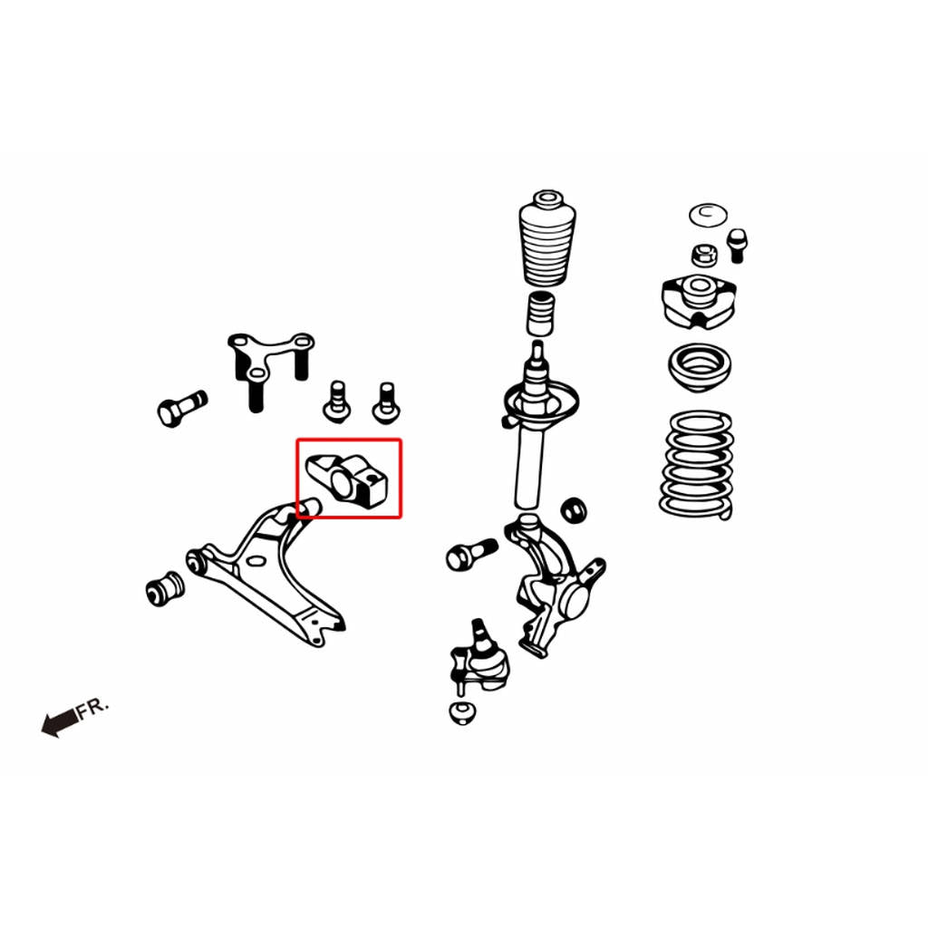 HARDRACE 7625 Втулка для VW PASSAT 06-14 Photo-3
