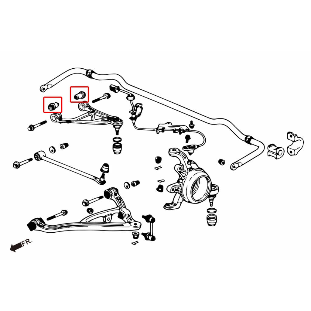 HARDRACE 7411 Втулка для HONDA S2000 99-01 Photo-1