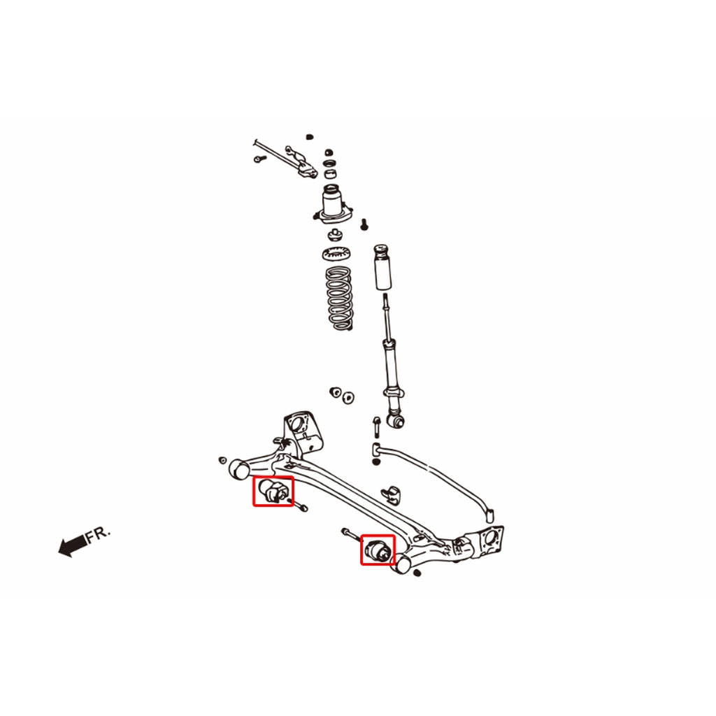 HARDRACE 7253 Втулка для TOYOTA ALTIS 03- Photo-1