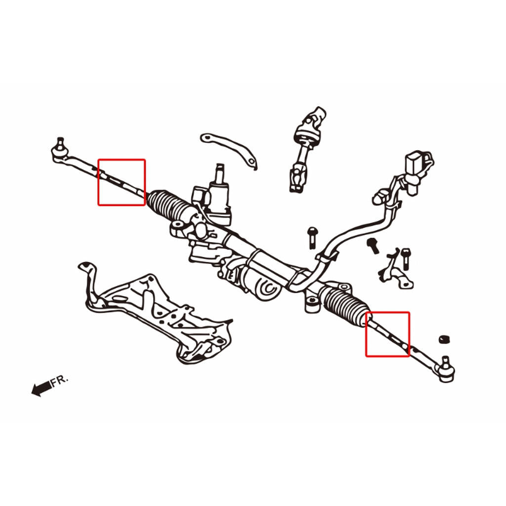HARDRACE 7797 Рульова тяга для SUBARU FORESTER 09-13 Photo-1