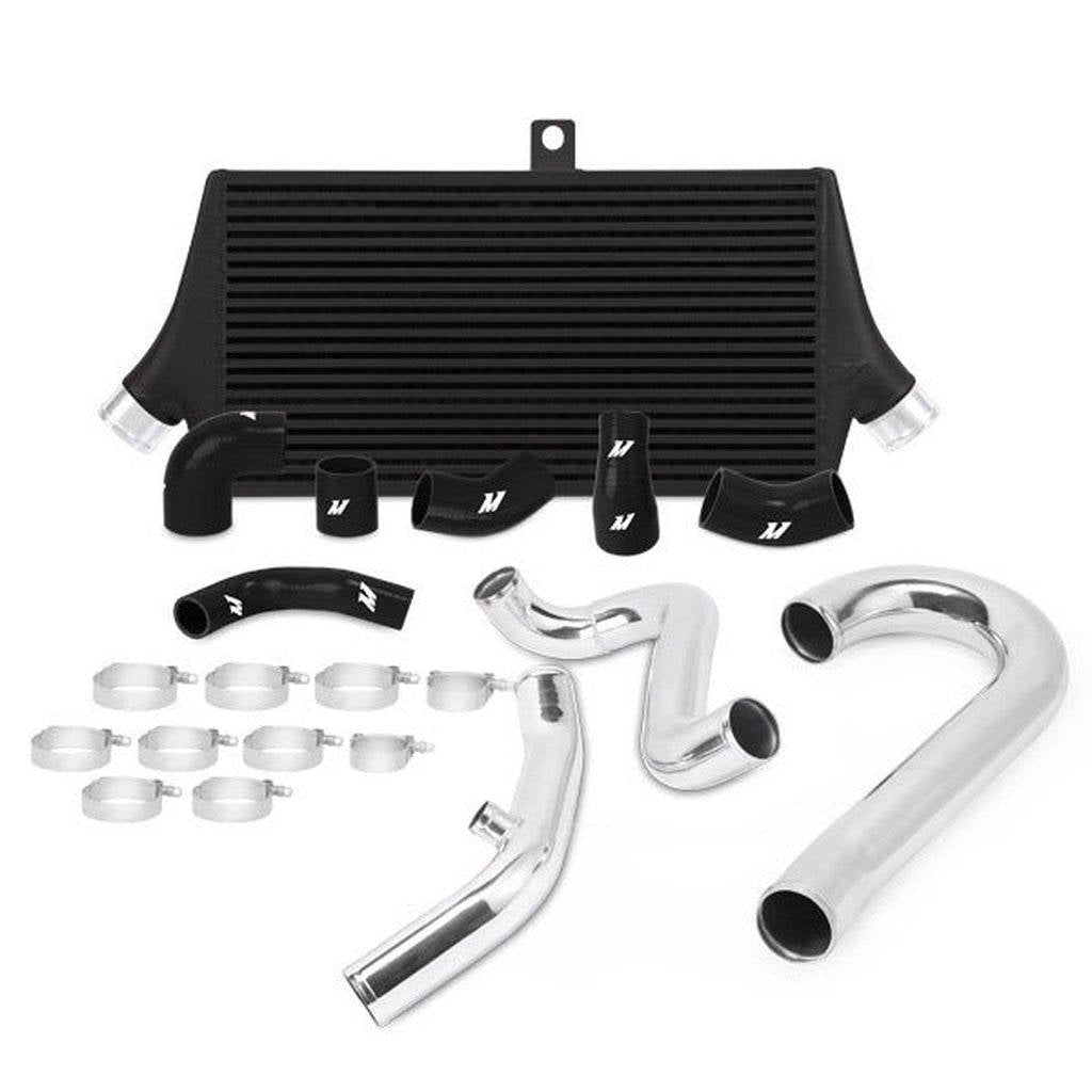 MISHIMOTO MMINT-EVO-01KBK Комплект гоночного інтеркулера для MITSUBISHI Lancer Evolution 7/8/9, сріблястий, 2001-2007 Photo-0
