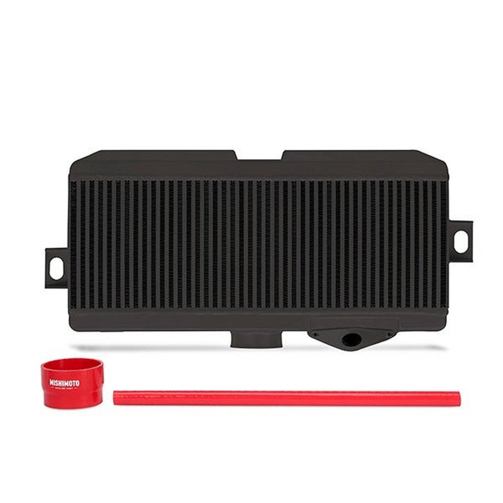 MISHIMOTO MMTMIC-STI-08BKRD Комплект інтеркулера з верхньою опорою Performance для SUBARU WRX STI, чорний радіатор, червоний Photo-0