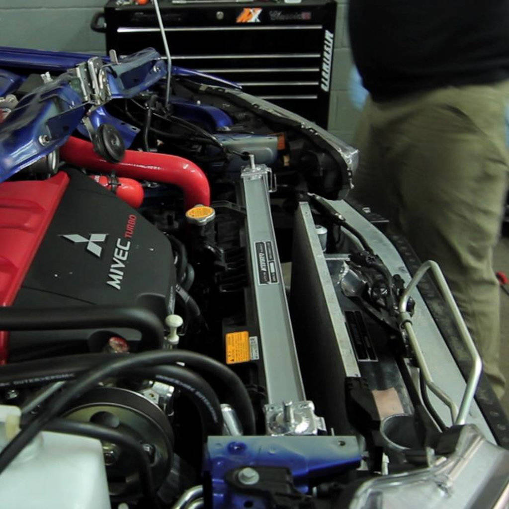 MISHIMOTO MMRAD-EVO-10X Алюмінієвий радіатор X-Line MITSUBISHI Lancer Evolution X 2008+ Photo-9