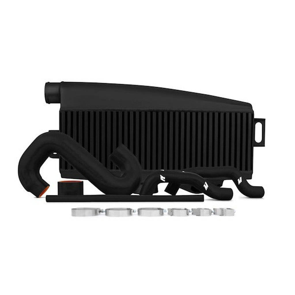 MISHIMOTO MMTMIC-WRX-01BKBK Комплект продуктивного верхнього інтеркулера для SUBARU WRX/STI, чорний інтеркулер Photo-0