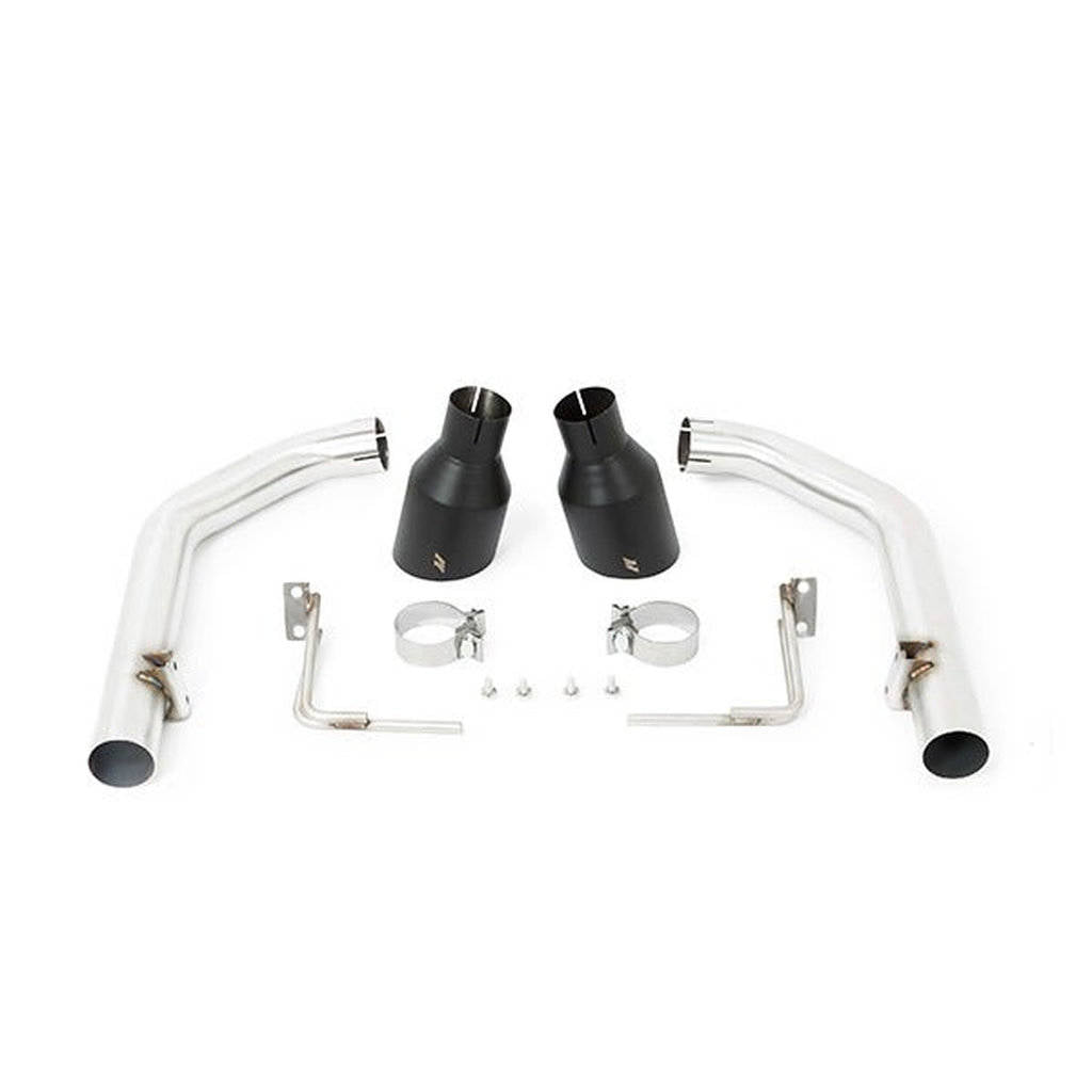 MISHIMOTO MMEXH-MUS8-15ARBK Вихлопна система Race Axleback Black для FORD Mustang GT 2015+ Photo-0