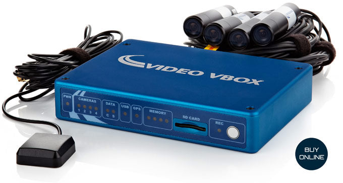 RACELOGIC RLVD20P4PV Реєстратор даних із відеосистемою VCI та 4 камерами (PAL) VBOX Pro 20 Гц GPS Photo-0