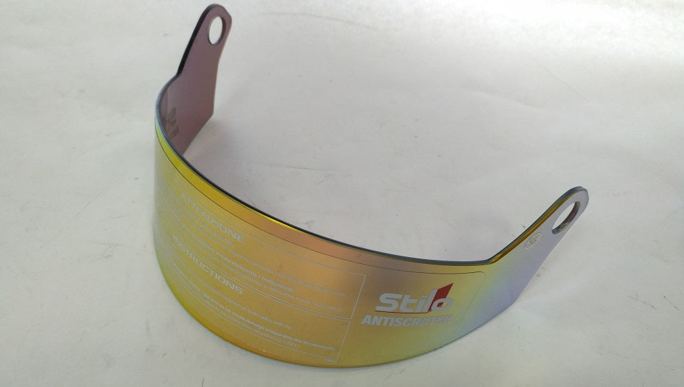 STILO YA0837. 2 Візор для шоломів ST5, короткий, іридієвий червоний, сильне Тонування Photo-0
