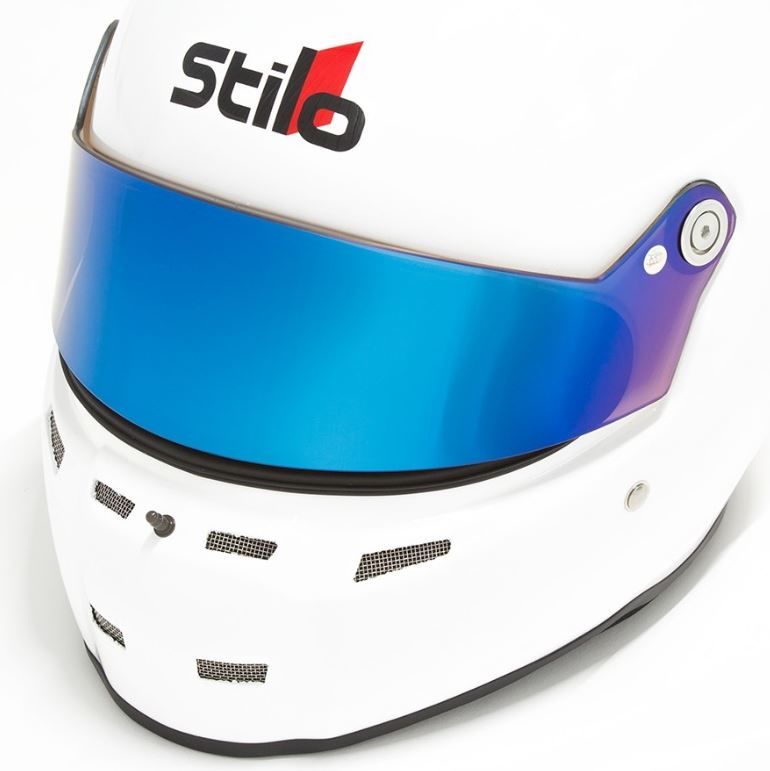 STILO YA0836 Візор для шоломів ST5, короткий, іридієвий синій, сильна тонування Photo-0