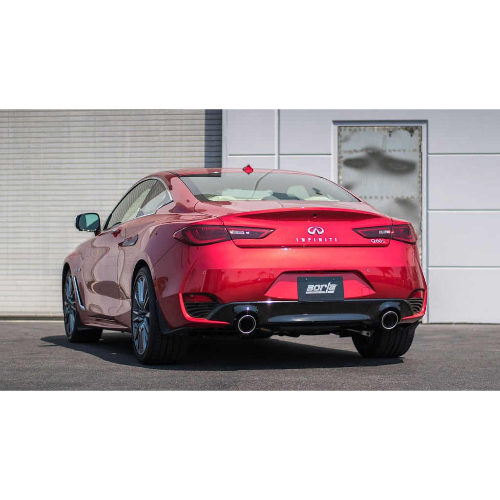 BORLA 140703 Вихлопна система Cat-Back ™ S-Type для INFINITI Q60S 2017-2018 Photo-1