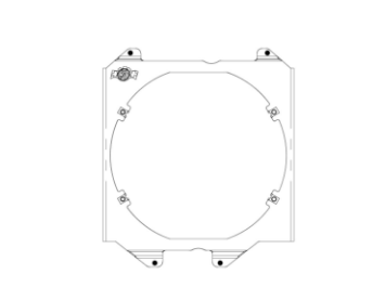 CSF 2858F Алюмінієвий кожух вентилятора з 12-дюймовим вентилятором SPAL для HONDA Civic 1992-2000 Photo-2